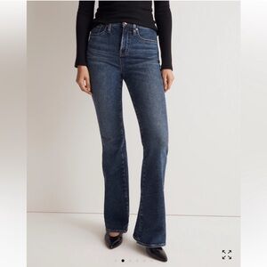 NWT Madewell Skinny Flare High Rise Jeans in Alvord Wash